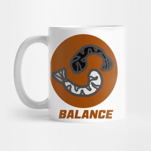 Yin-Yang Tiger Shrimp Mug